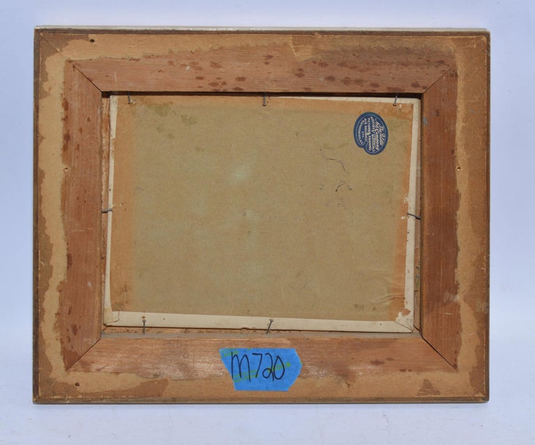 Stephen Maniatty Antique American Modernist Still Life Painting, Wine