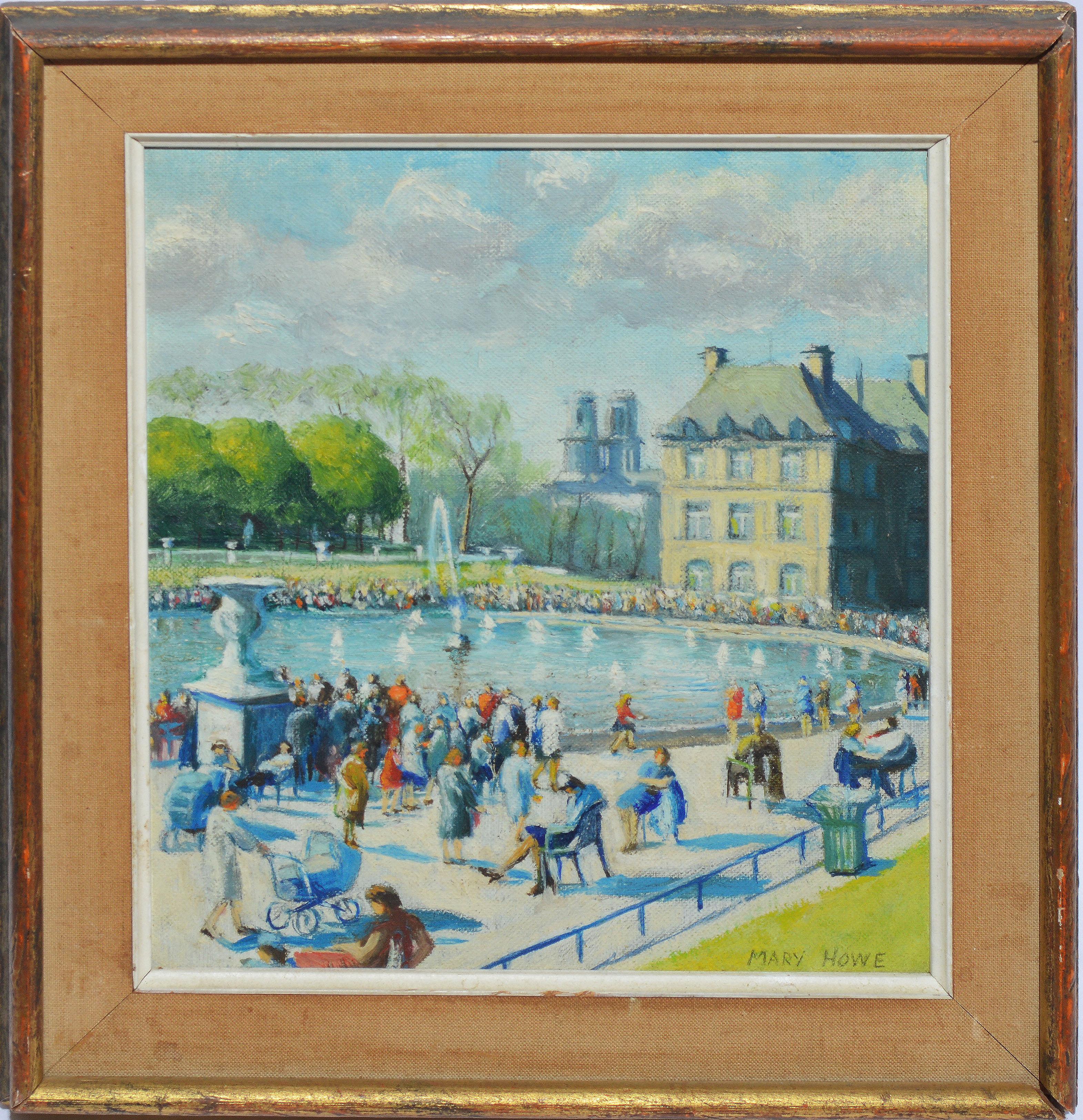 impressionist park painting