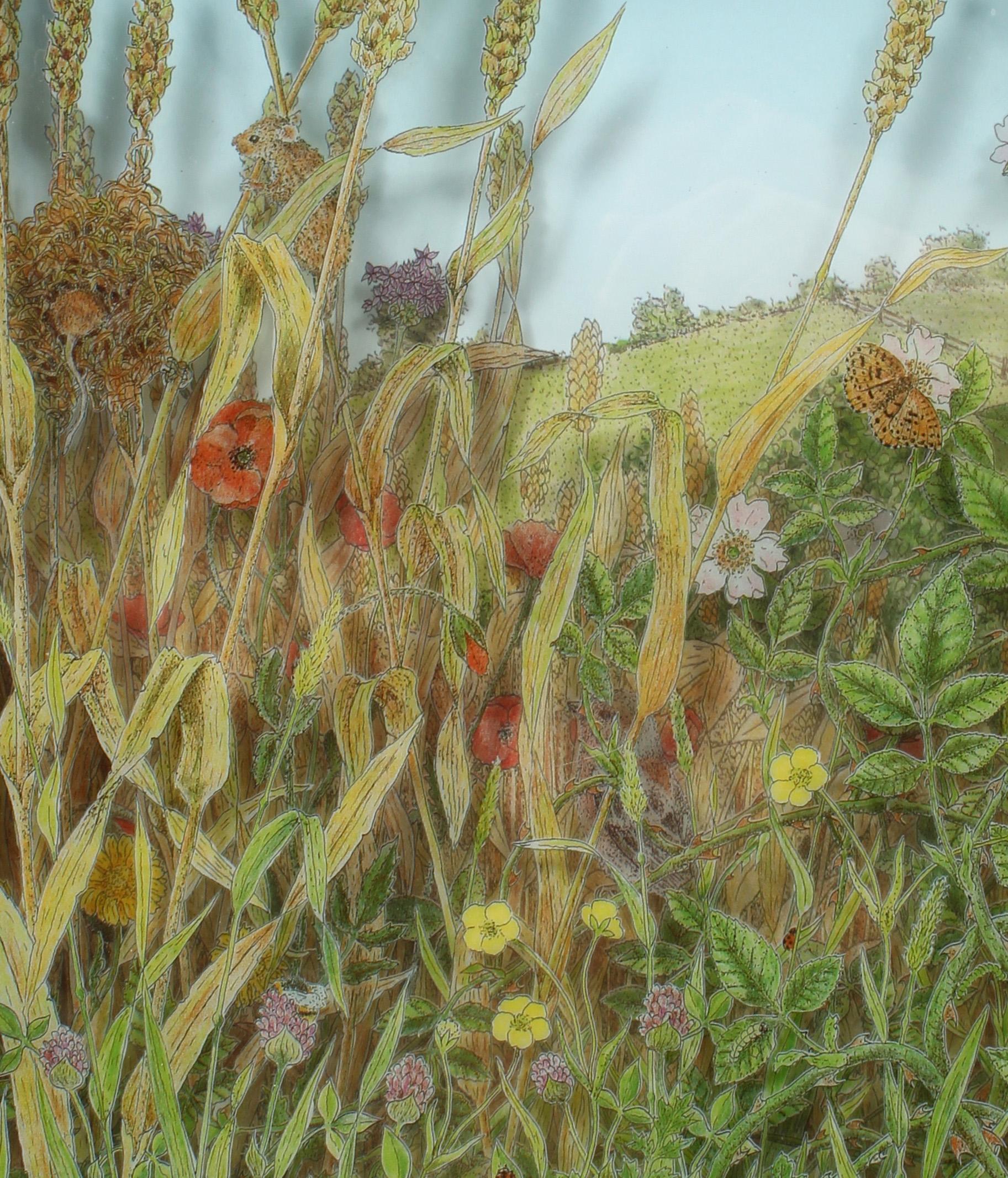 A Pair of unique works by English artist Anthony Wyatt.  

These works are created using layers of painted glass which gives them incredible depth and presence.

Each work is 16