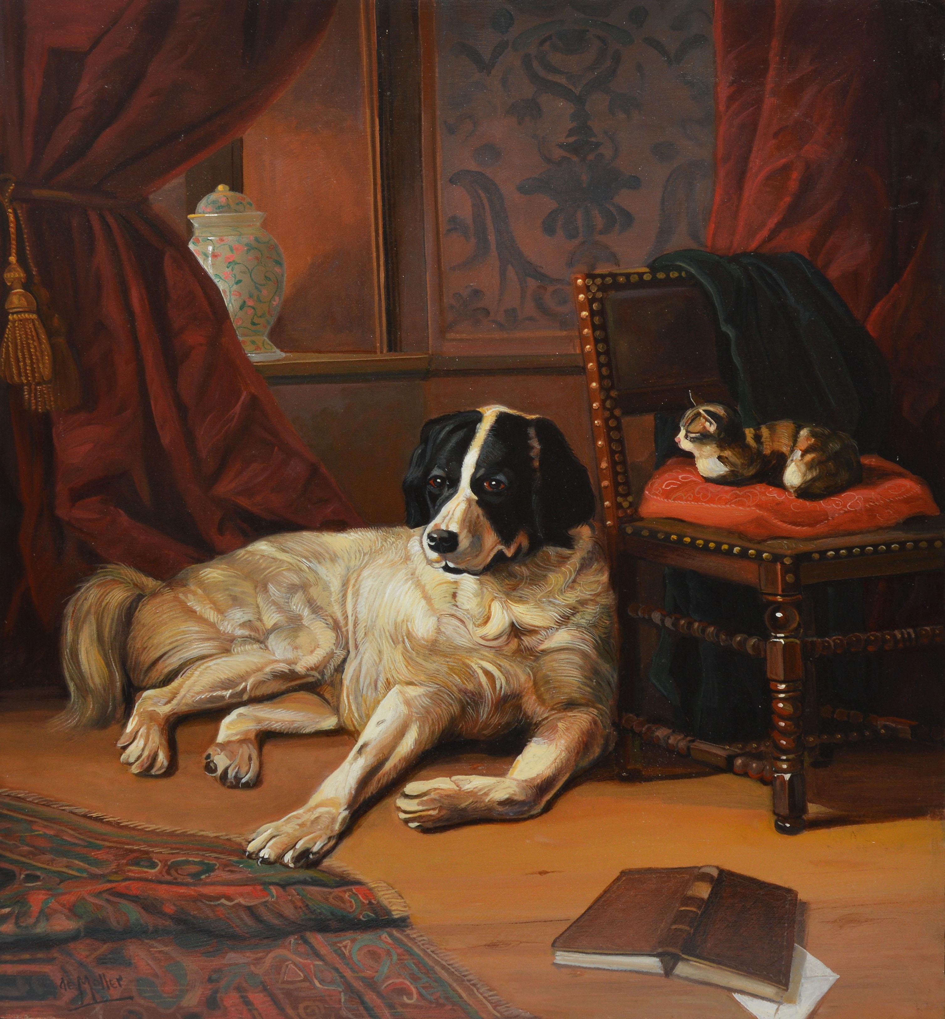 vintage dog paintings