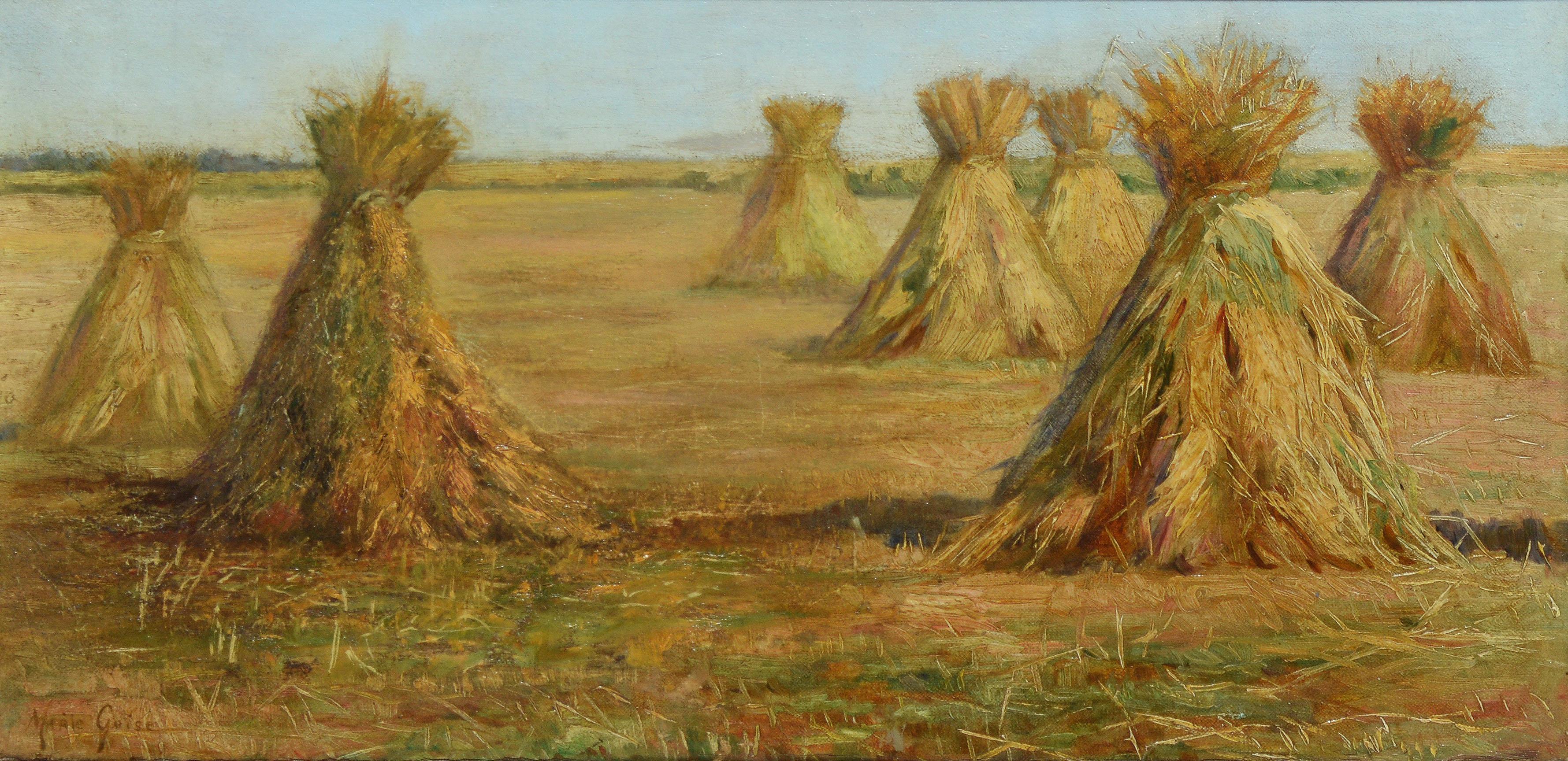 paintings of haystacks