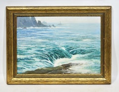 California Impressionist Coastal Ocean Seascape Oil Painting, Charles Clarke '21