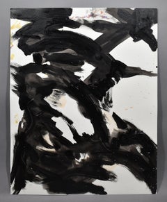 American School New York City Abstract Expressionist Original MCM Oil Painting