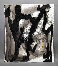 Escuela Americana Ciudad de Nueva York Expresionismo Abstracto Original MCM Pintura al Óleo