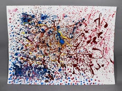 American School New York City Abstract Expressionist Original MCM Oil Painting