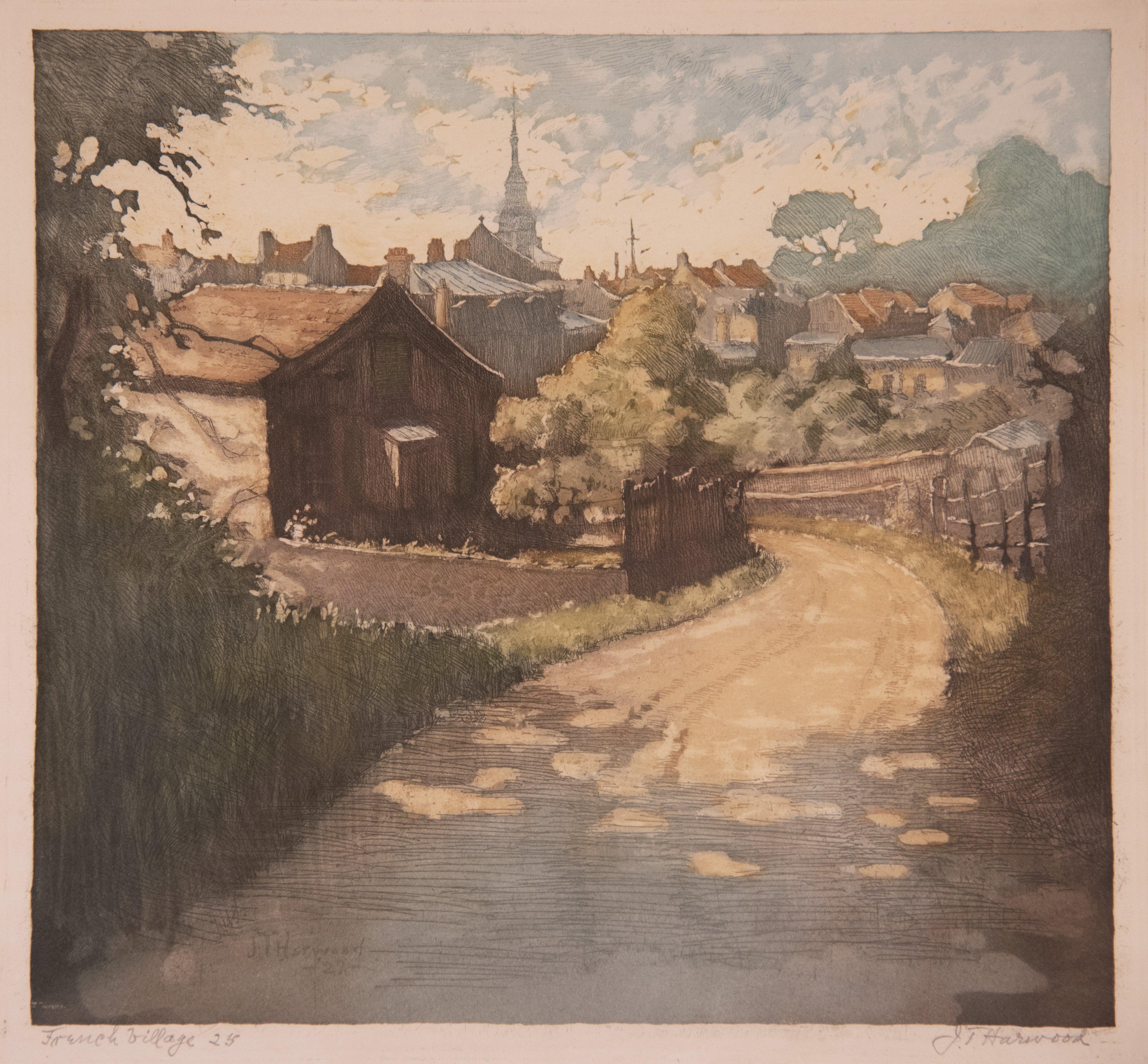 French Village - Art by James Taylor Harwood