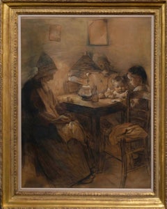 "Study for La Veillée" by Elizabeth Nourse