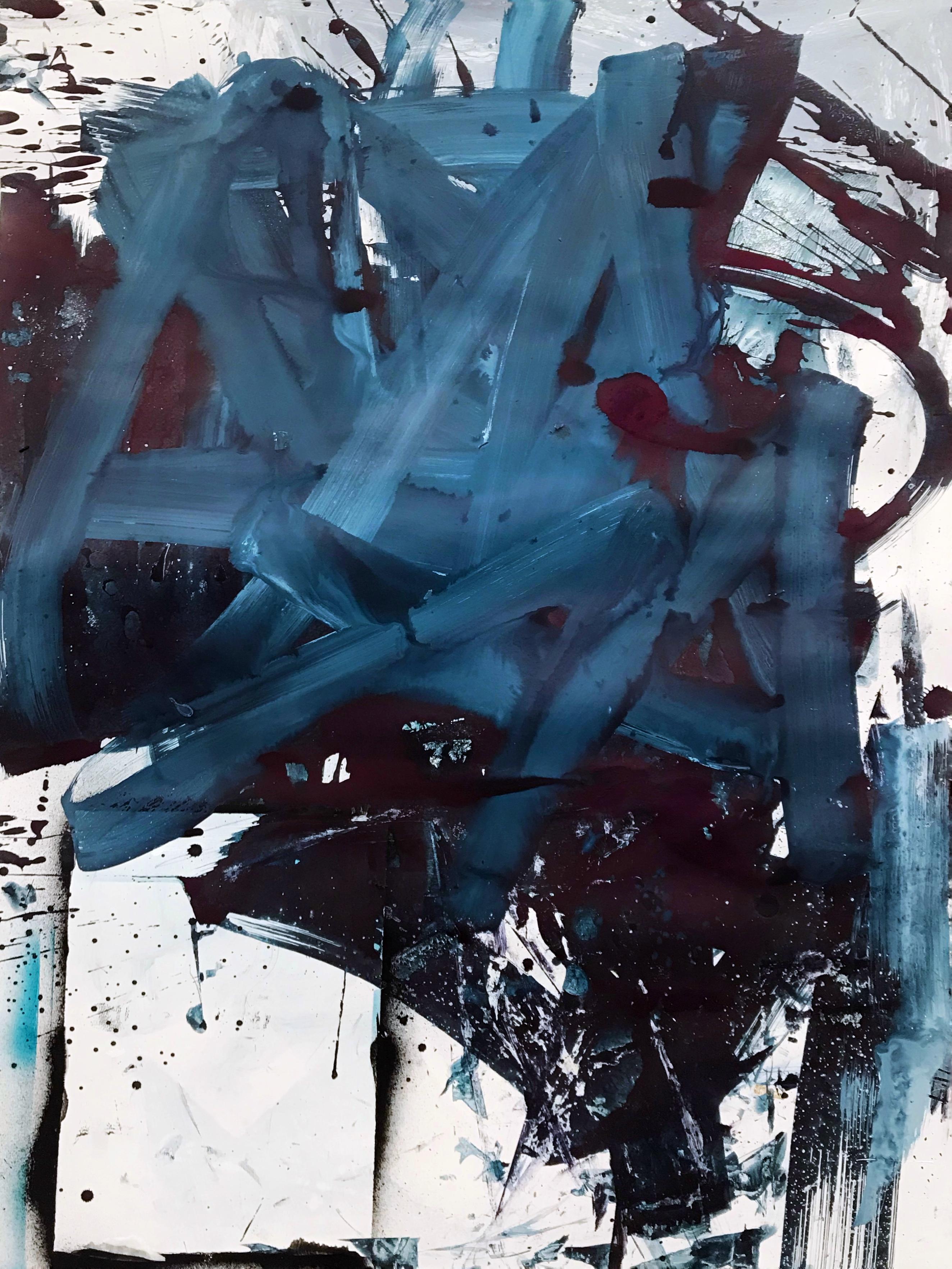 Manuela Karin Knaut Abstract Painting - Echo - Abstract Expressionism, Acrylic, Contemporary Art, 21thC, Manuela Knaut