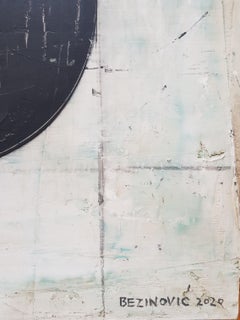 Knot - Abstract Art, Geometric, Acrylic, Contemporary, Minimalistic, monochrome