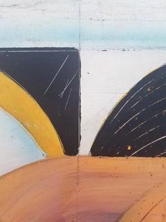 Clouds - Abstract Paint, Acrylic, Minimalist, Geometric, Colours, Contemporary
