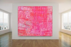 Wald #5 - Abstract Expressionism, Contemporary, Hoeller, red artwork, painting