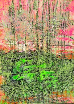 WALD #- Wald, Abstrakter Expressionismus, Zeitgenössisches, abstraktes Gemälde, Farbe