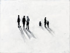 Better Place - Minimalist, Oil on Canvas, 21st Century,  Figurative Painting