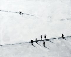 Staffel - Minimalist, Acrylic on Canvas, 21st Century,  Figurative Painting