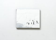 Now And Then - Minimalist, Oil on Canvas, 21st Century, Figurative Painting