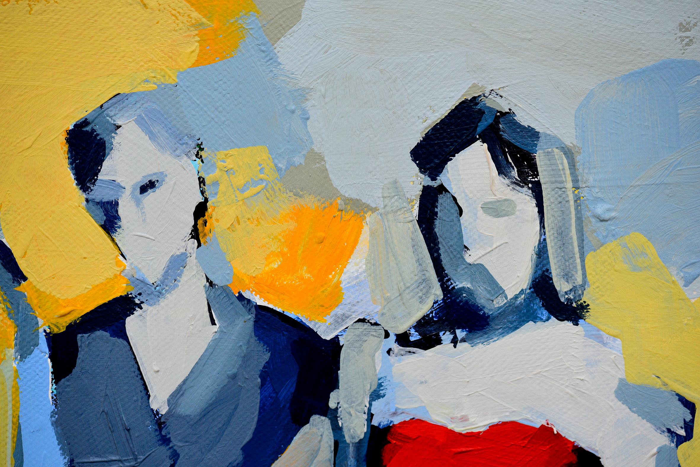 Mad Men - Acrylic on Canvas, 21st Century, Figurative Painting,  Women For Sale 1