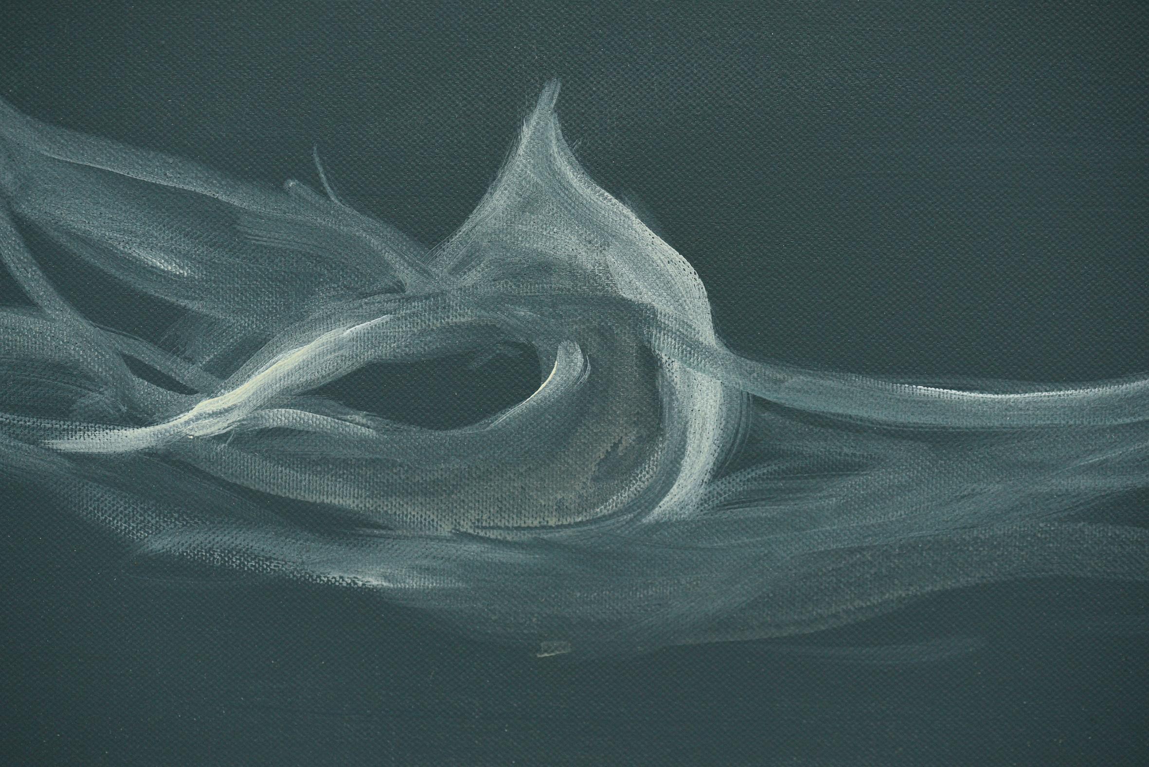 Stillness 1 - Minimalist, Oil on Canvas, 21st Century, Positiv Energy - Painting by Joanna Skurska