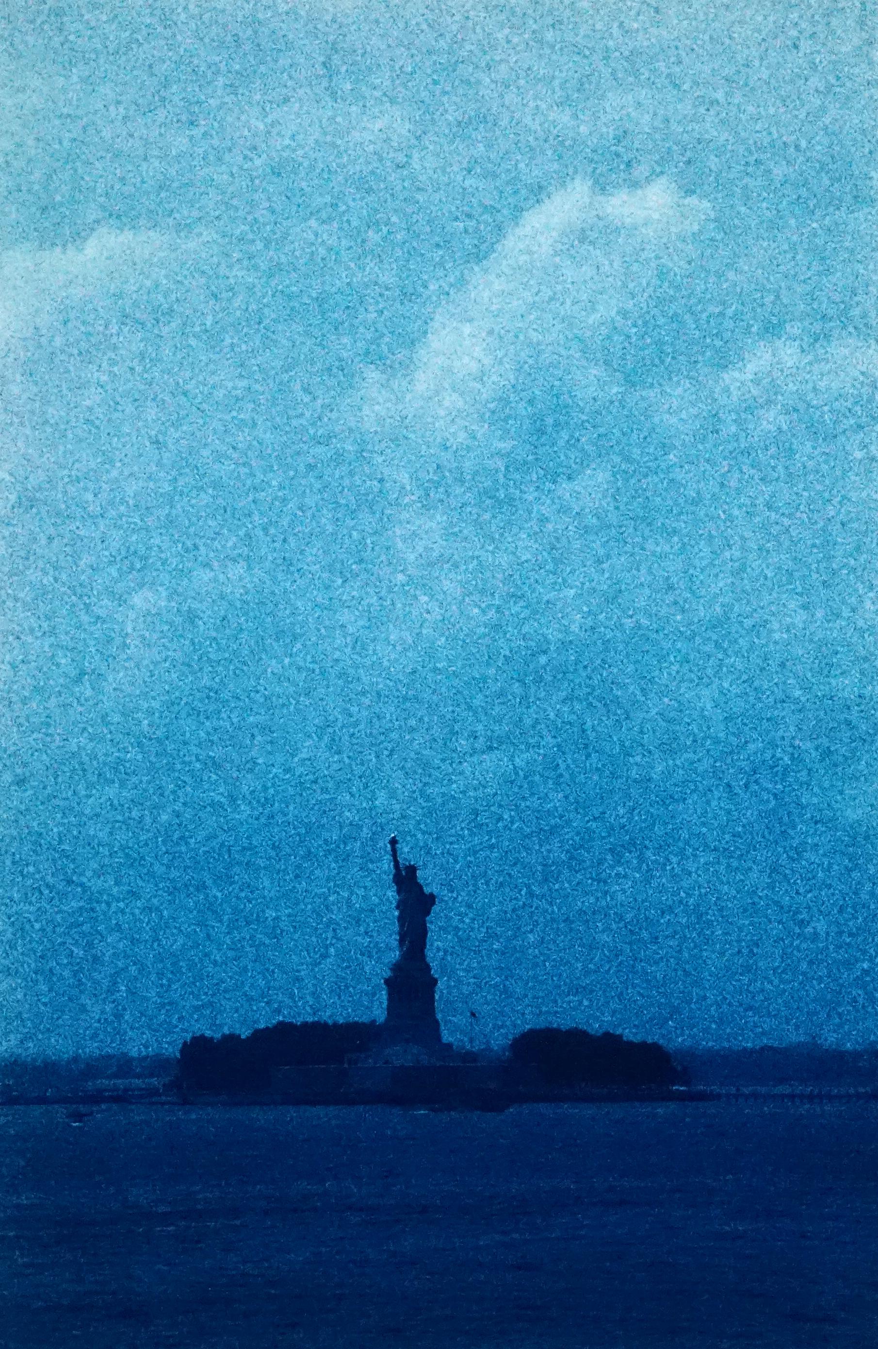 Ernesto Esquer Color Photograph - America In Blue