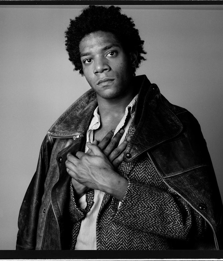 Richard Corman Portrait Photograph - Basquiat A Portrait III