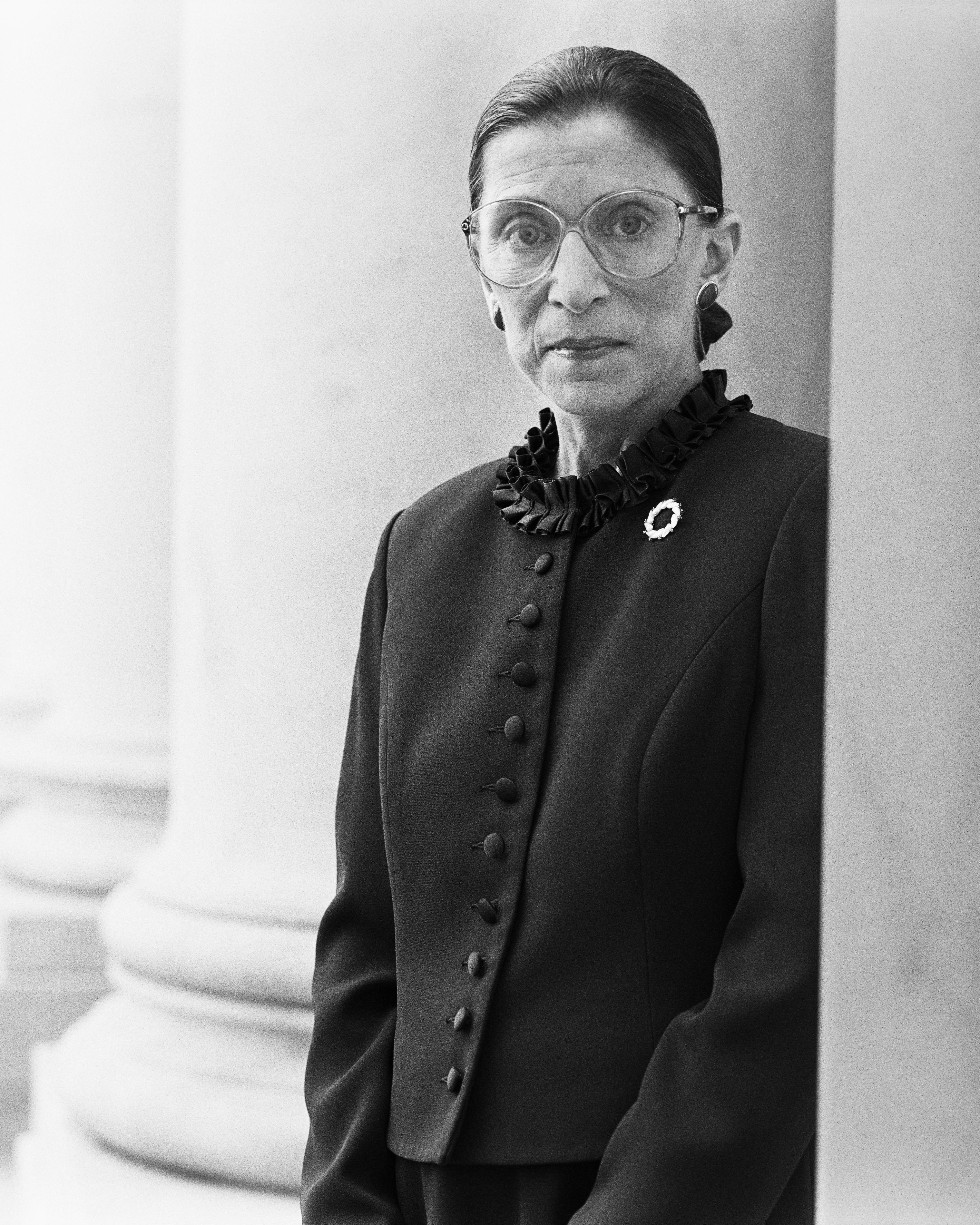 Michael O
Neill  Black and White Photograph - Ruth Bader Ginsburg, Supreme Court, D.C.