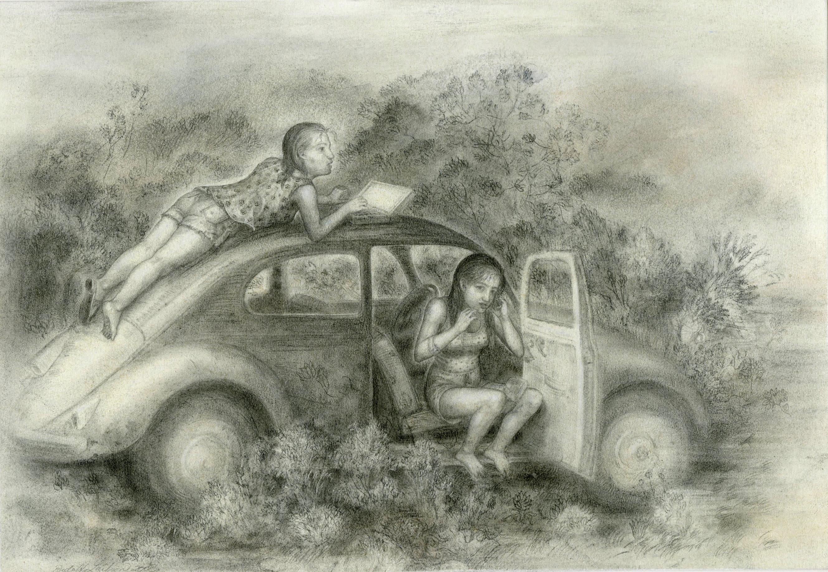 Rudolf Lailson Figurative Art - Road Trip