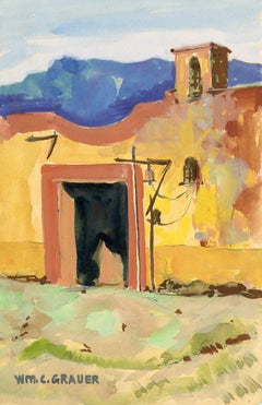 untitled (Yellow Adobe Building with Bell)