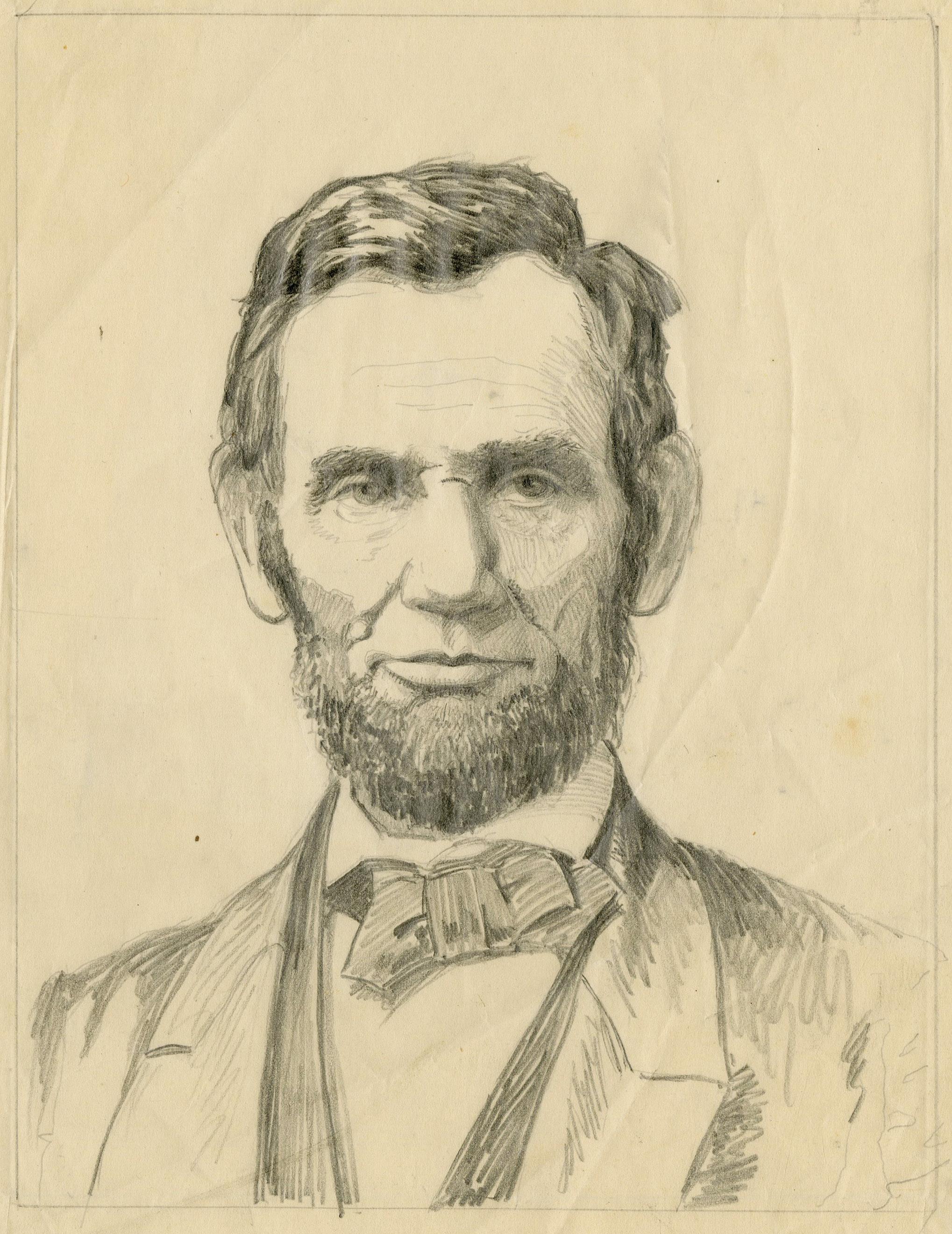 Louis Oscar Griffith Portrait - Abraham Lincoln (1809-1865)