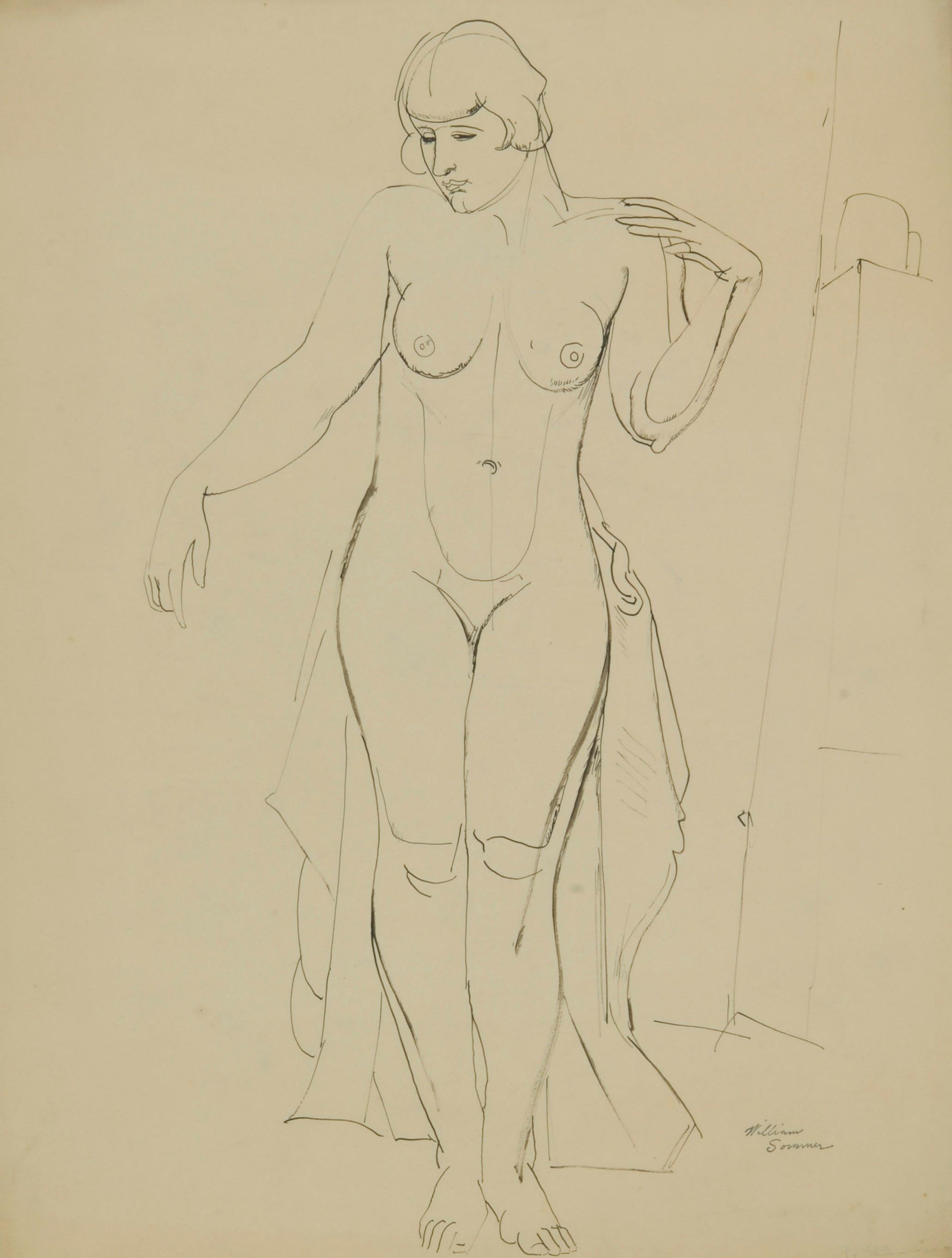 Standing Female Nude