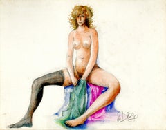Nude Drawings and Watercolours