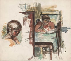 Used Two Studies of Henriette (Head of the artist's wife & The Artist's wife writing