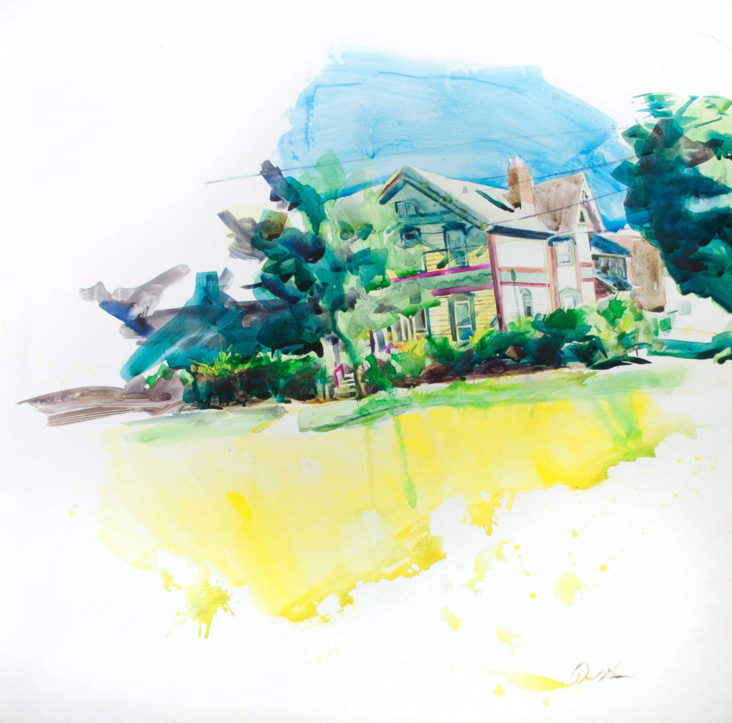 Landscape Art di Darius Steward - Schizzi di Ohio City (n. 3)