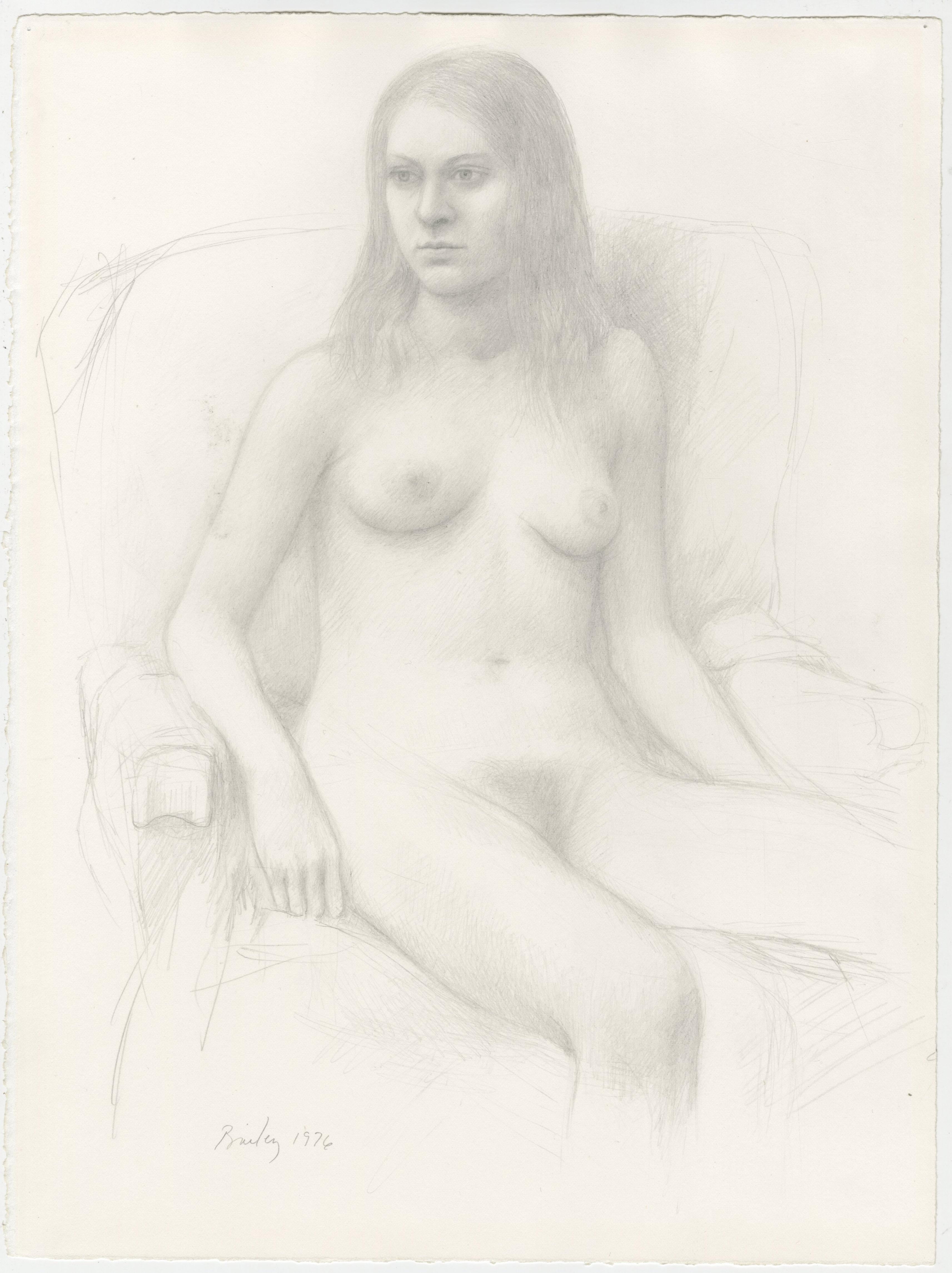 Nude William H. Bailey - Chaise nue assise sur une chaise