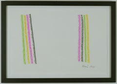 Sin título (Amarillo, verde, gris y rosa)