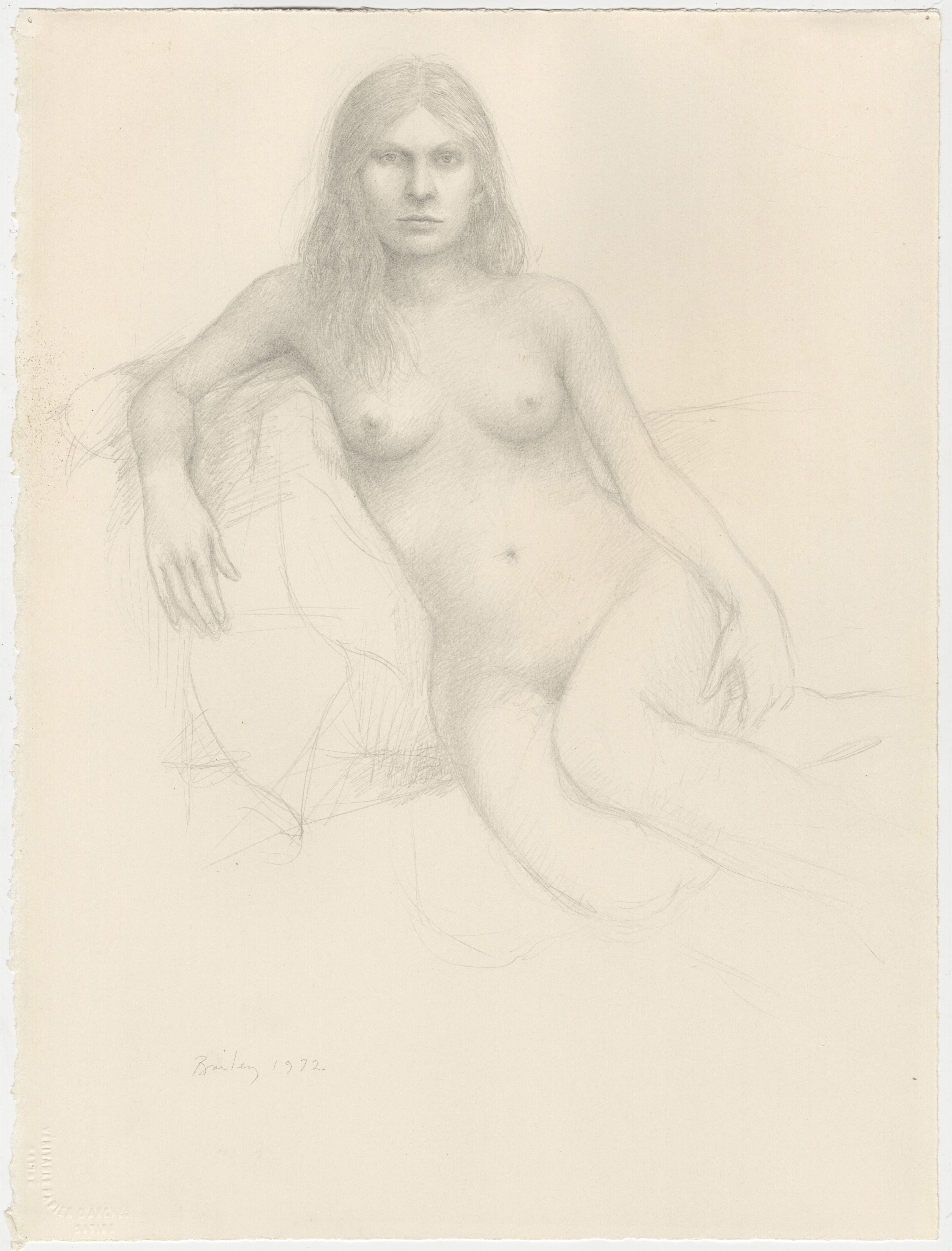 Seated Nude - Art by William H. Bailey