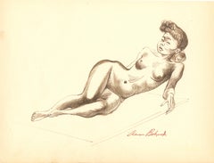 Nude Reclining on a Mat