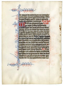 Folio aus einem Book of Hours, ca. 1475 Delft (Holland)