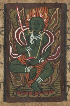 Dharma Prayer Buch Manuscript Folio