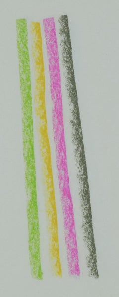 Untitled (Yellow Green, Gray and Pink)