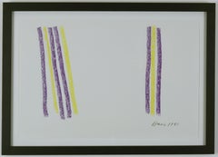 Untitled (Purple and Yellow)