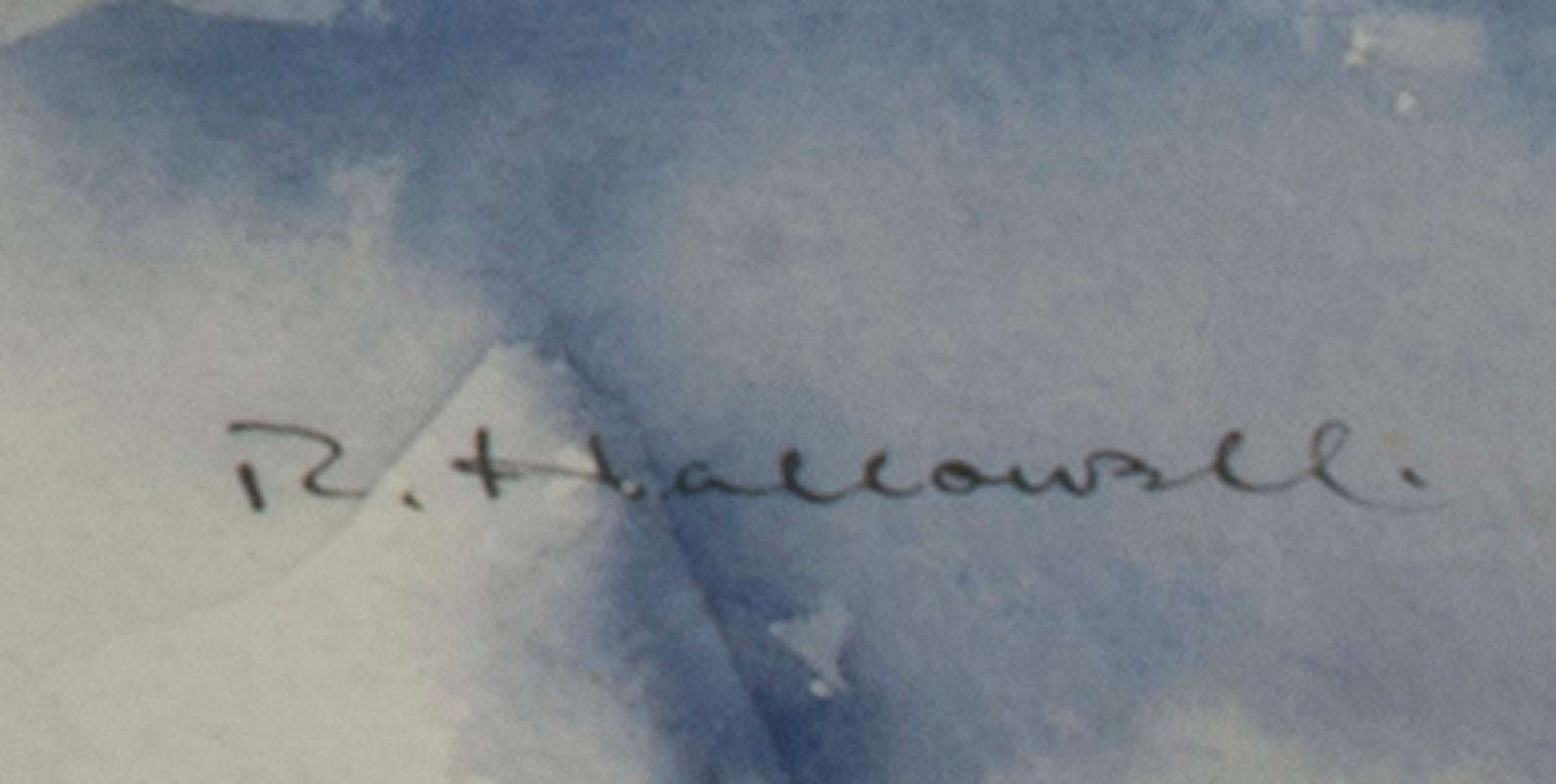 Sommets enneigés (Mont Blanc)
Aquarelle sur papier, vers 1930
Signé 