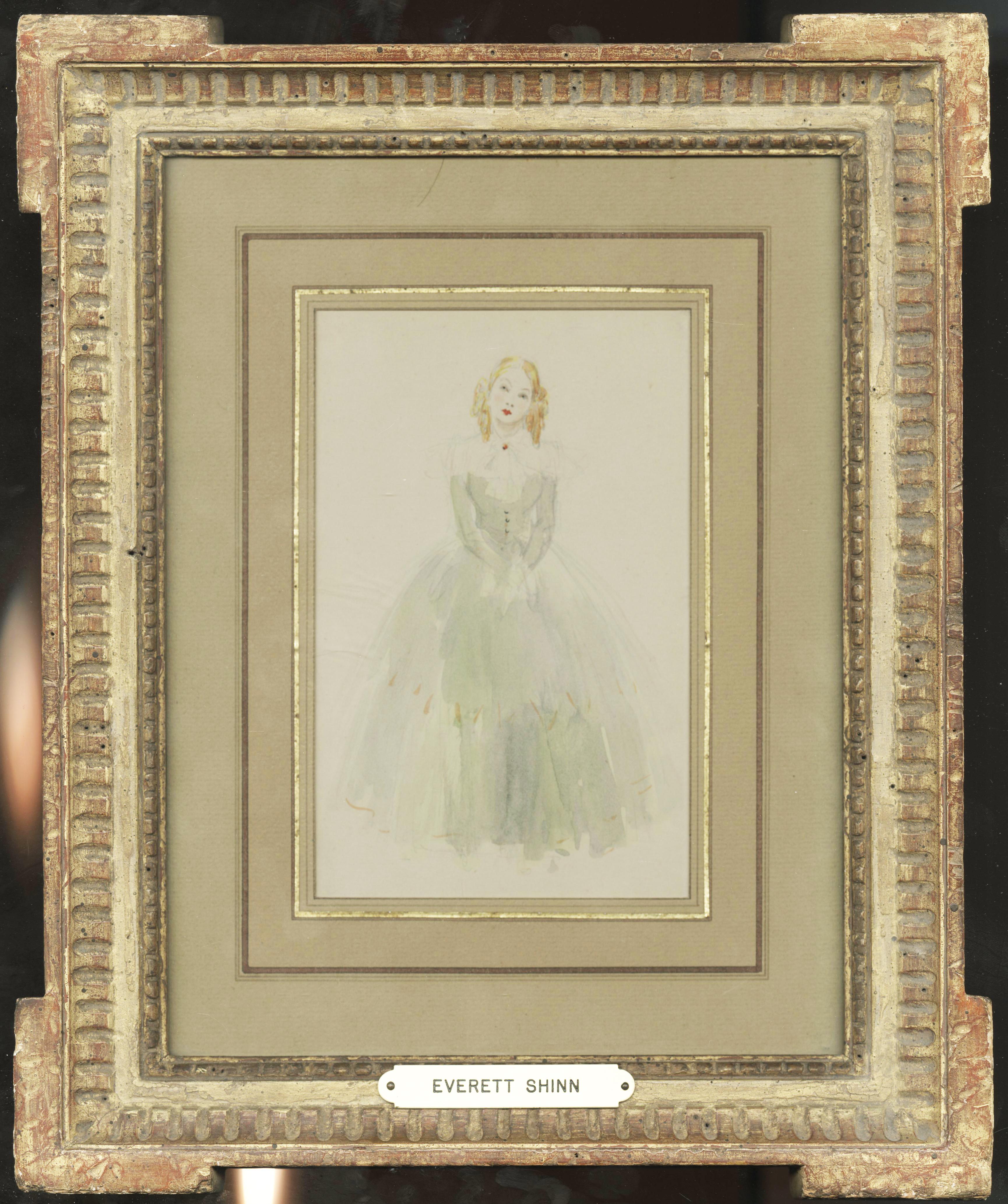 La ragazza dai riccioli d'oro - Art di Everett Shinn
