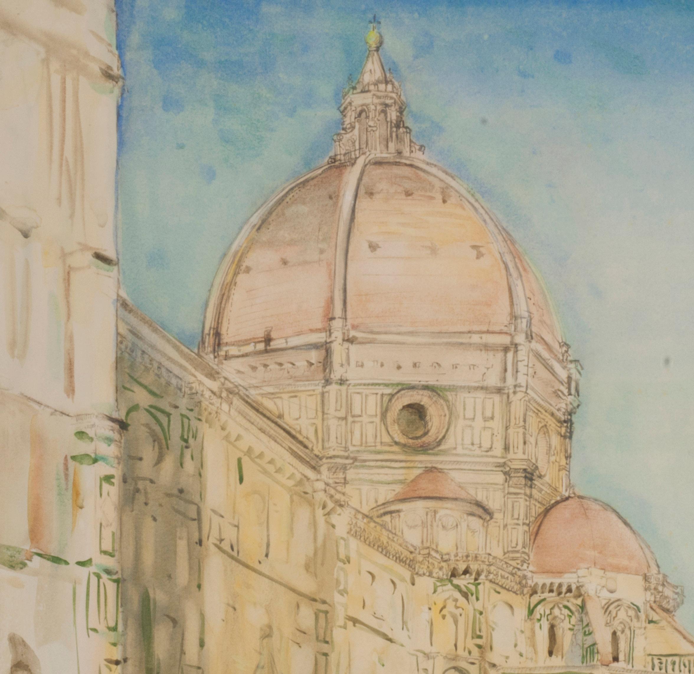The Duomo, Florence - American Modern Art by Donald Shaw MacLaughlan