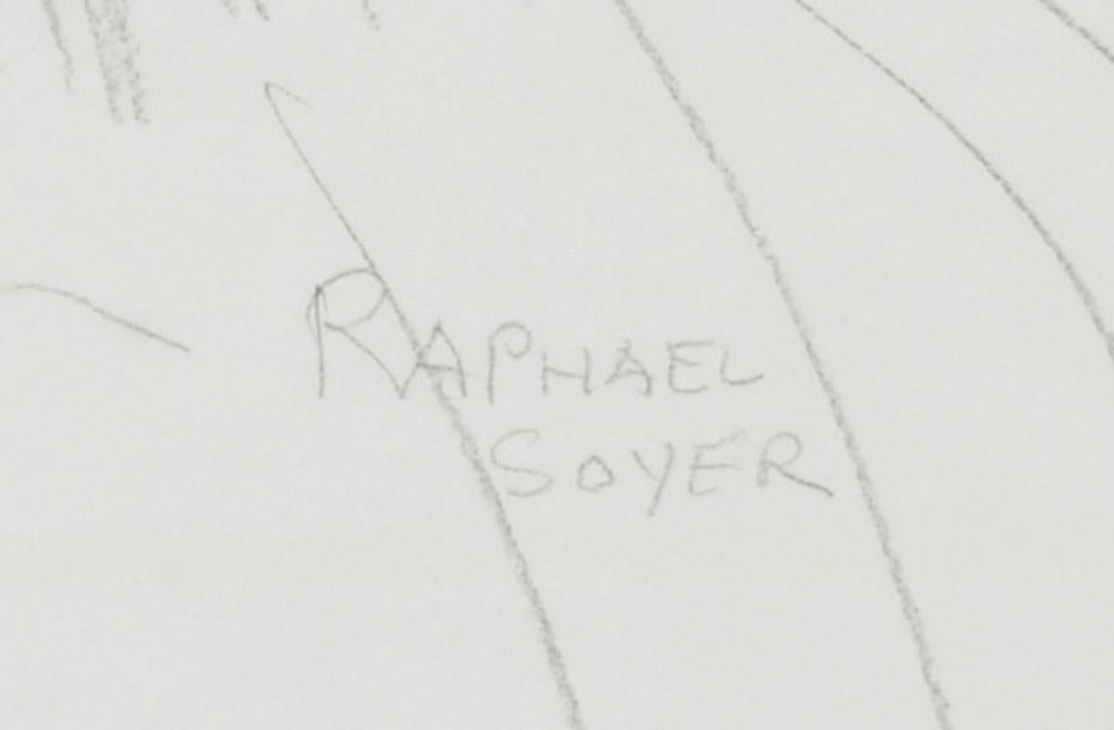 Inspiration (Sitzendes Paar)
Graphit auf Papier, ca. 1967
Zweimal mit Bleistift vom Künstler auf der Vorderseite signiert (siehe Fotos)
Zustand: Ausgezeichnet
Bildgröße: 13 x 16 Zoll
Anmerkung: Obwohl nicht betitelt, hat diese Zeichnung starke