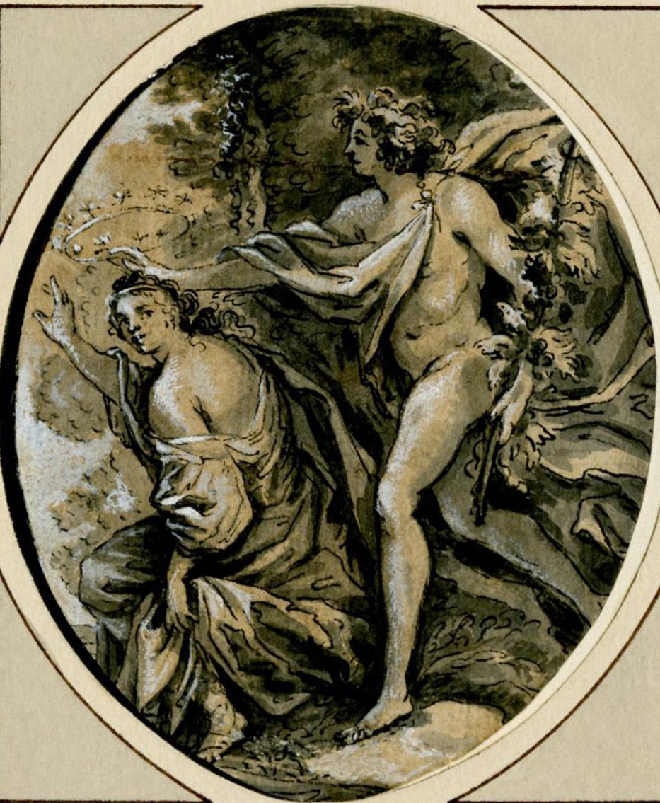 Ein Paar ovale Zeichnungen für Ovid, Metamophoses im Angebot 3