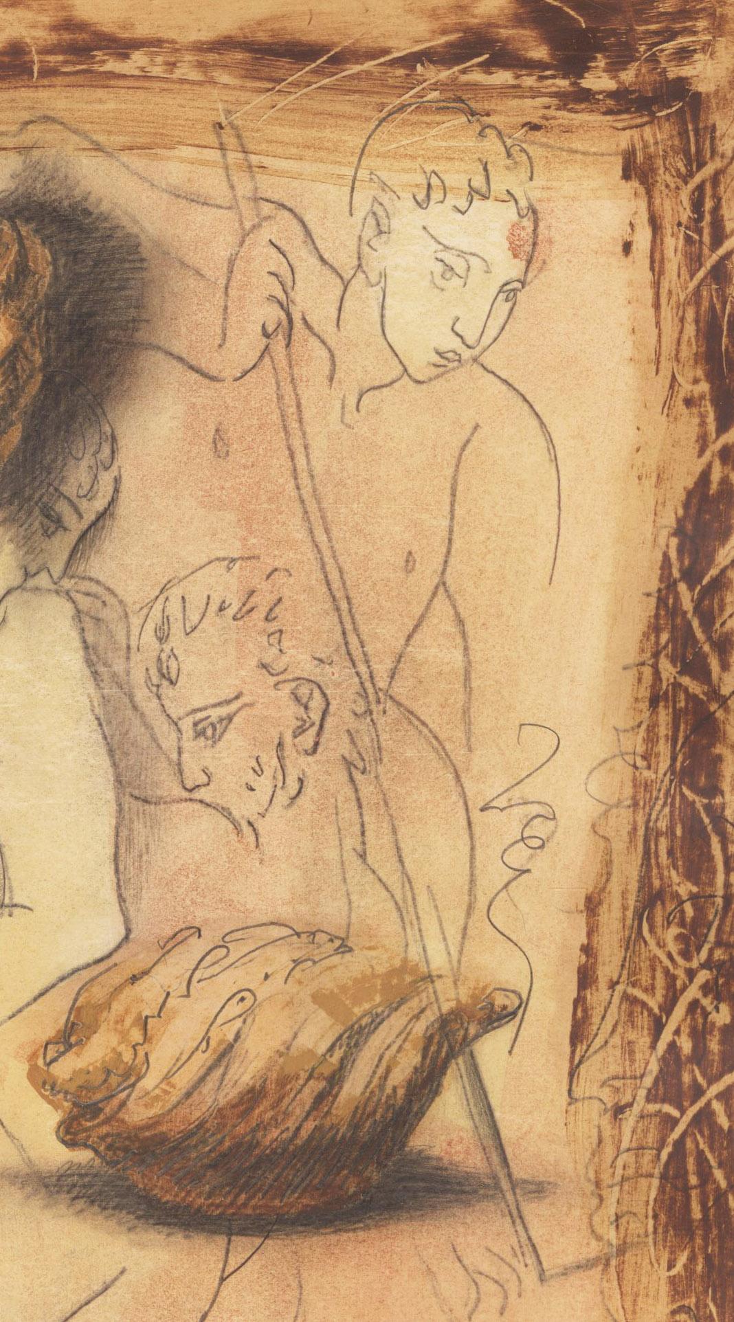Divertimento I (Picasso) (Beige), Nude, von Conger A. Metcalf