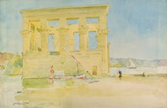 Temple of Isis, View of Philae (verso)