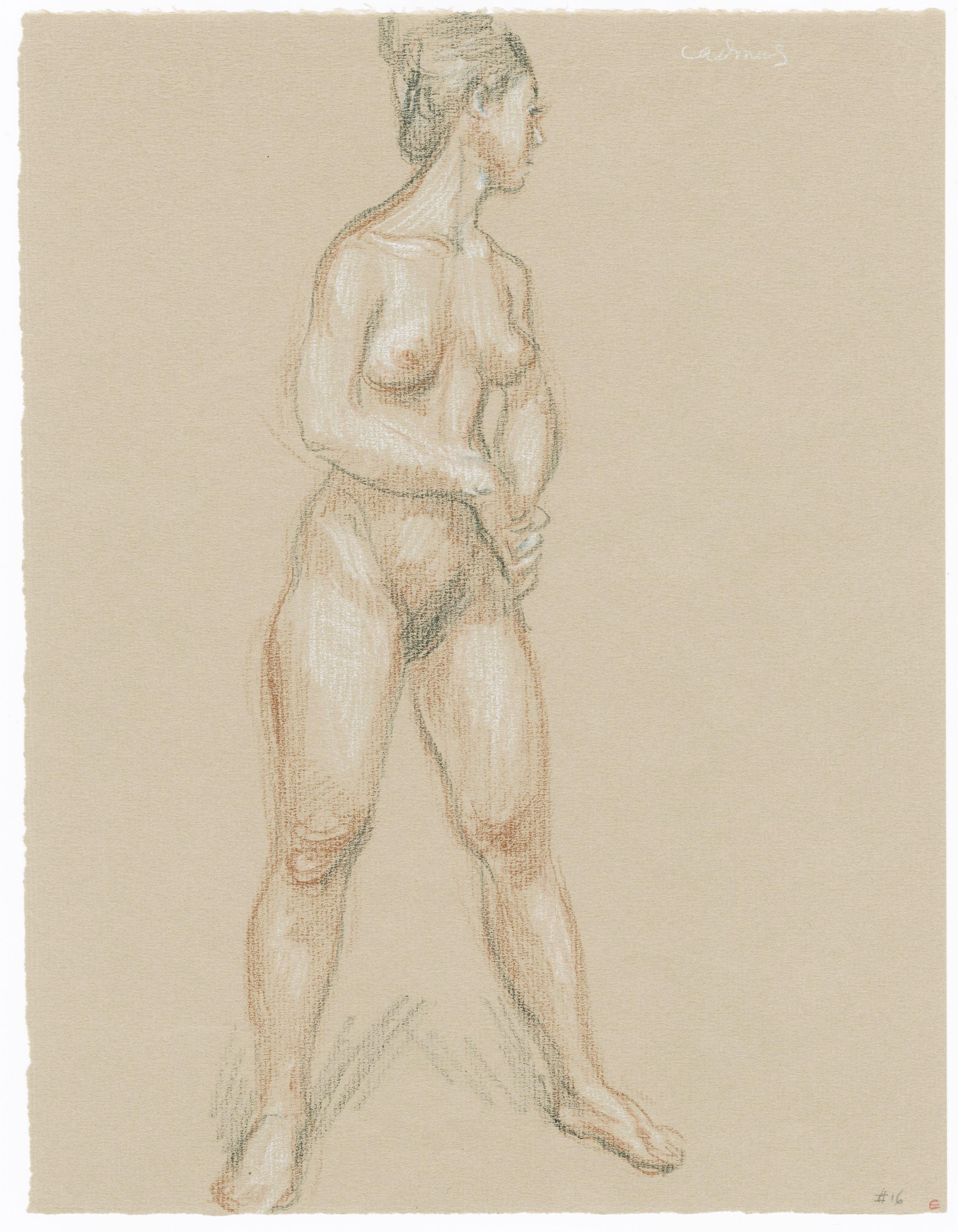 Nude Paul Cadmus - Nu féminin debout