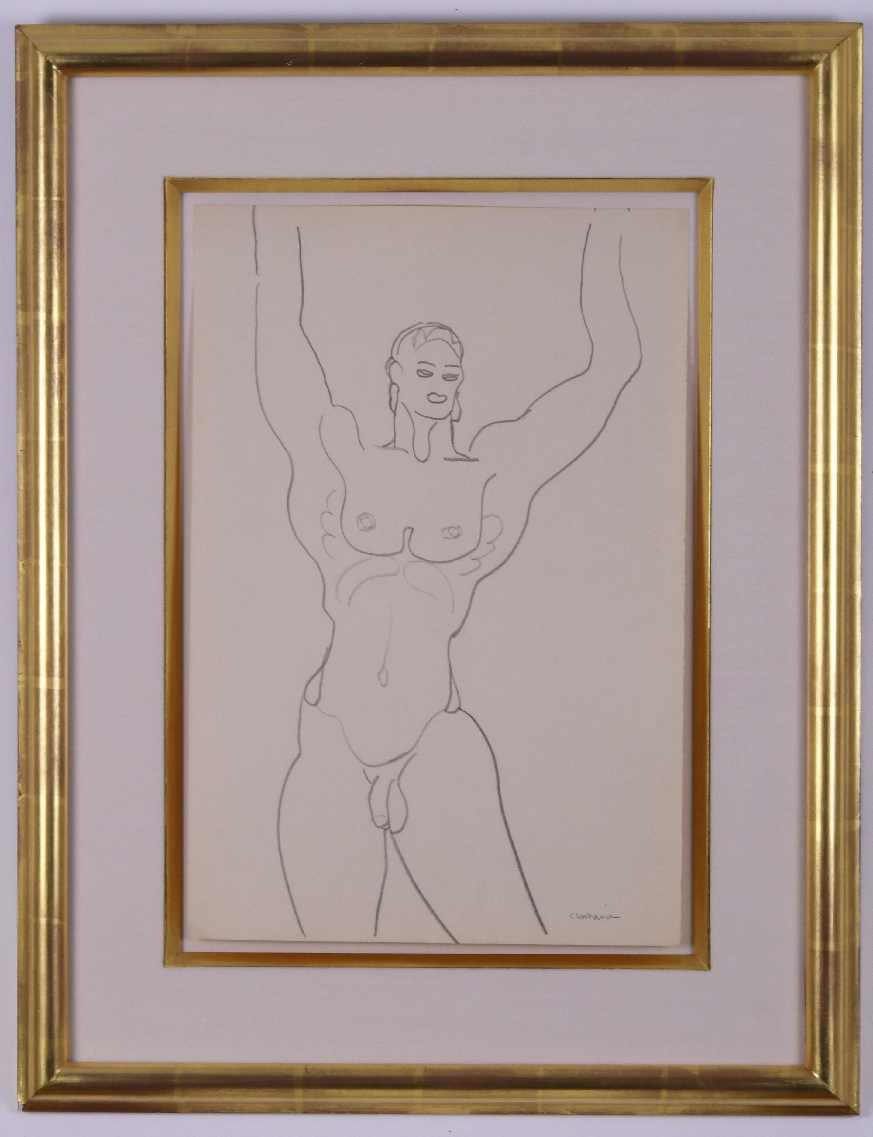 Nude Gaston Lachaise - Nu masculin debout, bras évalués (Kouros)