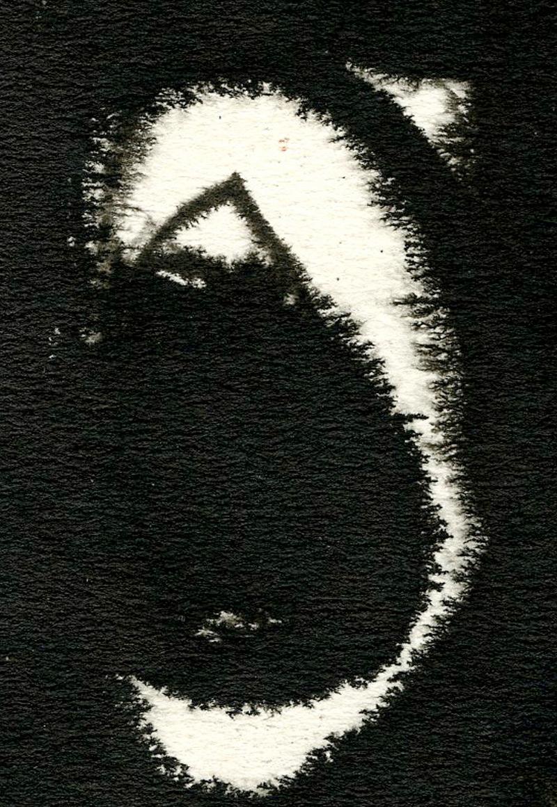 Eine schwarz-weiße Katze
Tusche und Aquarell auf Papier, um 1970
Vorzeichenlos
Provenienz:
Nachlass des Künstlers (Nachlass Nr. 737)
Zustand: Ausgezeichnet
Bild/Bogengröße: 4 3/4 x 6 1/4 Zoll

Sam Spanier (1925-2008)
Geboren in Brooklyn, New York,