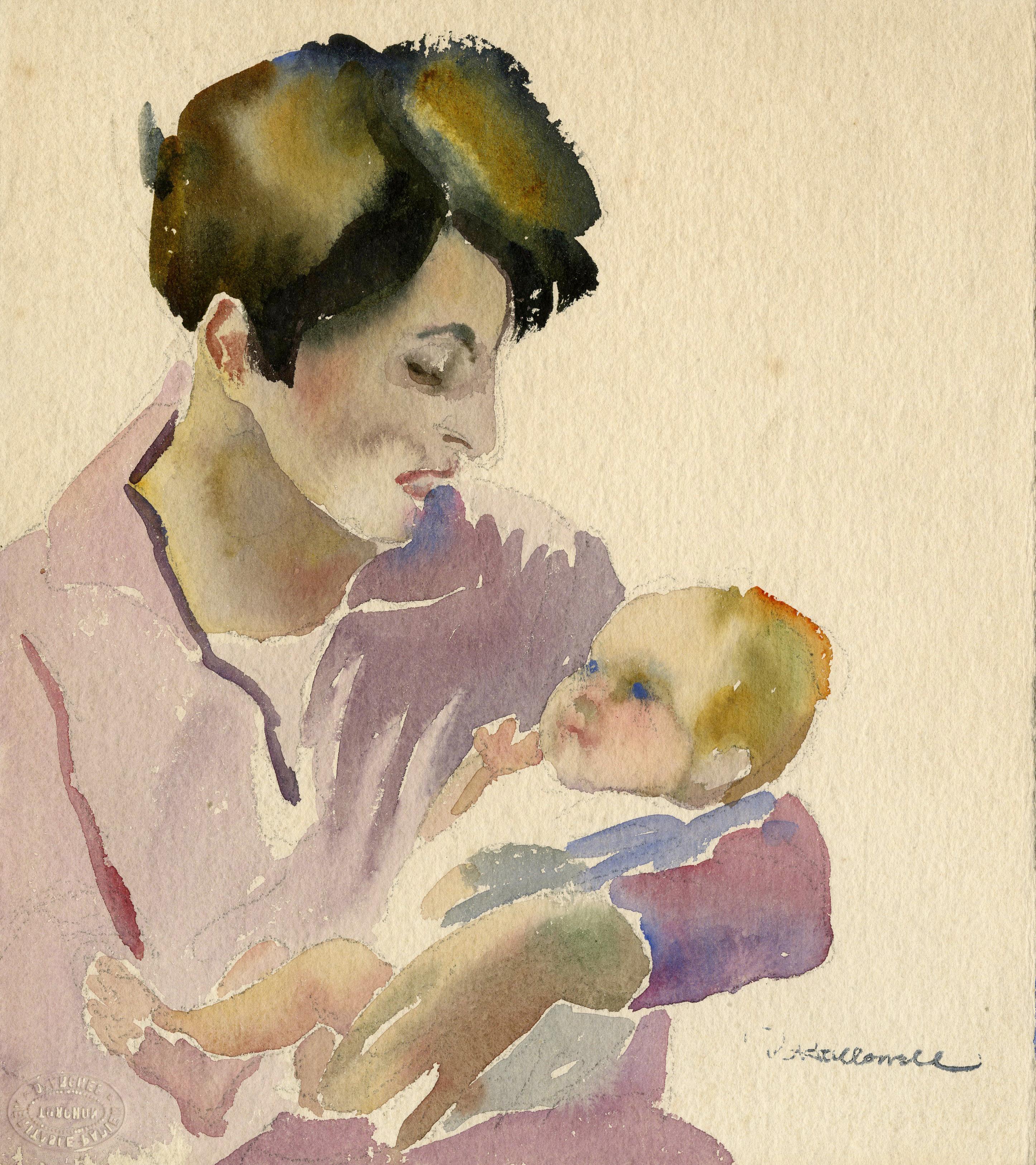 Woman with child